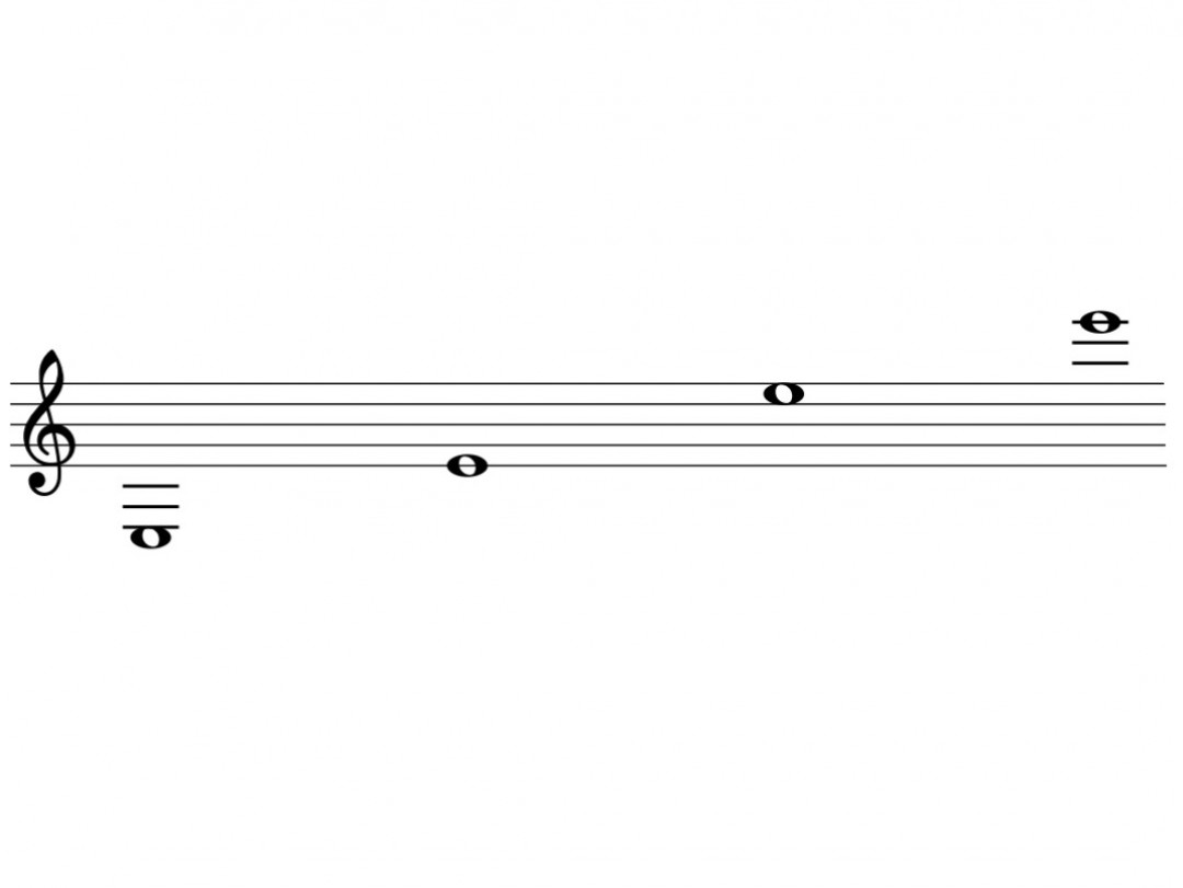 クラリネットが出せる4つのミの音