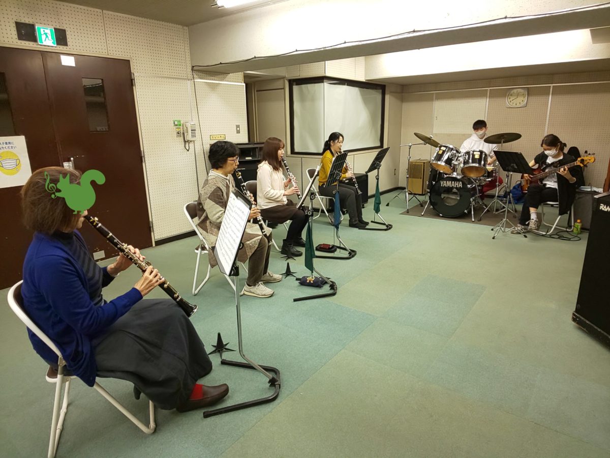 楽しみながらみんなで合わせるバンドアンサンブルメンバー