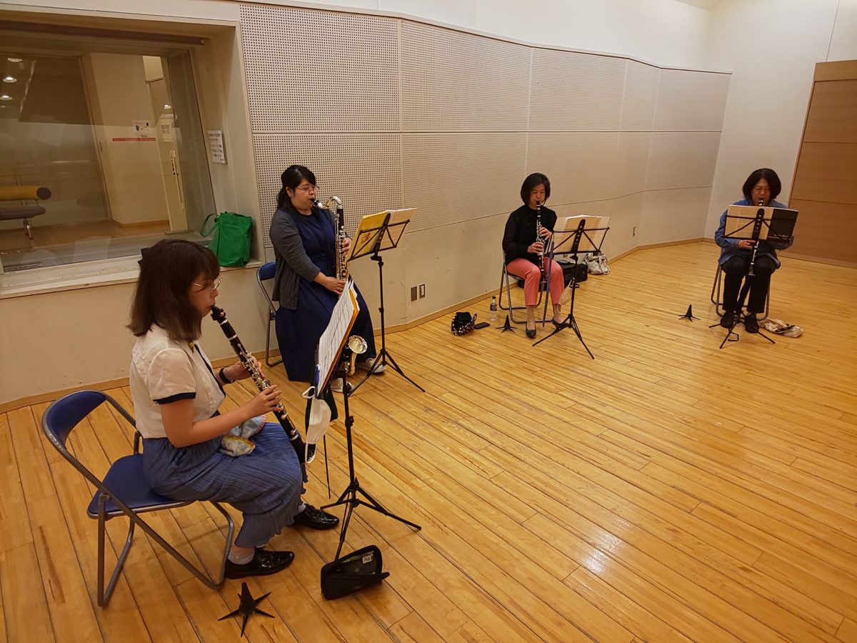 初見で新曲を通す上級者アンサンブルメンバー