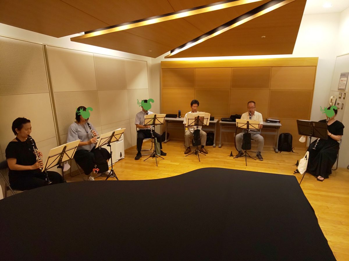 今までで一番良い演奏をす初級者アンサンブルメンバー