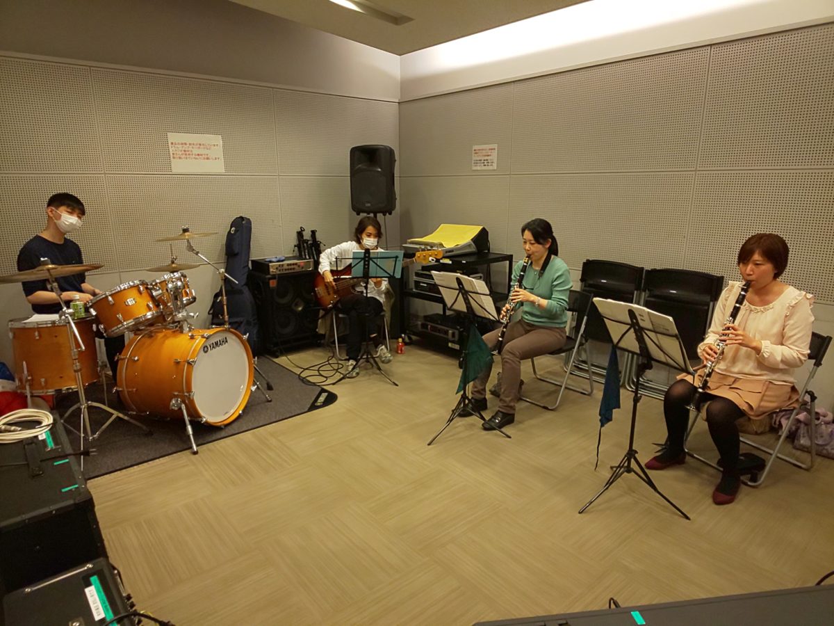 少ないメンバーでいつもと違う響きを楽しむバンドアンサンブルメンバー