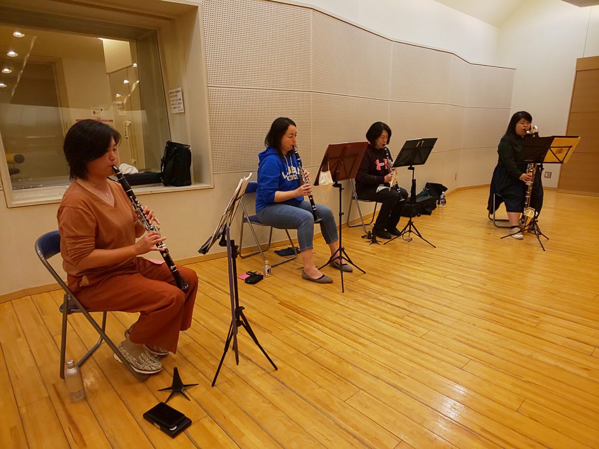 安定の演奏をする上級者アンサンブルメンバー