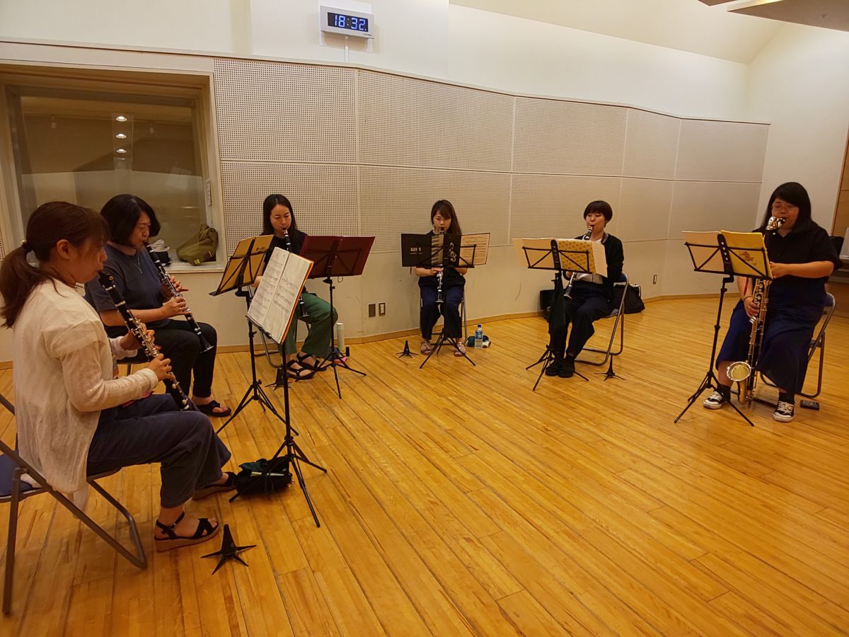 なかなか人数が揃わなかったものの素晴らしい演奏の上級者アンサンブルメンバー