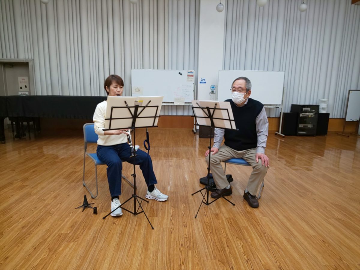 今回の演奏者は1人のみの初級者アンサンブル